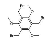 1,3,5-tris(bromomethyl)-2,4,6-(trimethoxy)benzene Structure