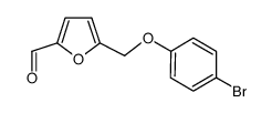 5-(4-BROMOPHENOXYMETHYL)FURAN-2-CARBALDEHYDE结构式