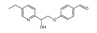 4-[2-(5-ethylpyridin-2-yl)-2-hydroxyethoxy]benzaldehyde Structure