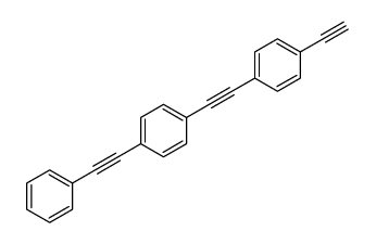 1-乙炔-4-((4-(苯基乙炔)苯基)乙炔)苯结构式