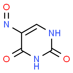 2,4(1H,3H)-Pyrimidinedione, 5-nitroso- (9CI)结构式