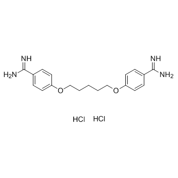 Pentamidine dihydrochloride Structure