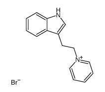N-[β-(3-indolyl)ethyl]pyridinium bromide Structure