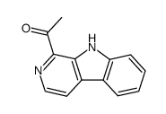 1-乙酰基-beta-咔啉结构式