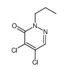 4,5-dichloro-2-propylpyridazin-3-one结构式
