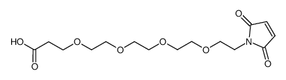 马来酰亚胺-四聚乙二醇-羧酸结构式