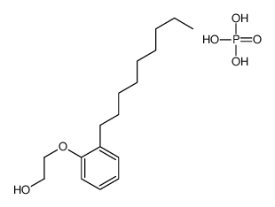 2-(2-nonylphenoxy)ethanol-phosphoric acid (1:1) structure