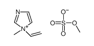 1-methyl-1-vinyl-1H-imidazolium methyl sulphate Structure