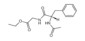 N-Ac-L-Phe-Gly ethyl ester结构式