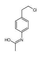 N-[4-(2-chloroethyl)phenyl]acetamide Structure