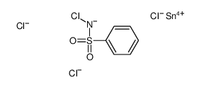 N-chloro-N-trichlorostannylbenzenesulfonamide结构式