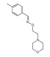 4-methyl-benzaldehyde O-(2-morpholin-4-yl-ethyl)-oxime结构式