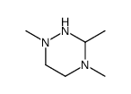 1,3,4-trimethyl-1,2,4-triazinane结构式