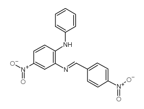 4-Nitro-2-(p-nitrobenzylidenamino)diphenylamine picture