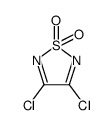 3,4-dichloro-[1,2,5]thiadiazole 1,1-dioxide Structure