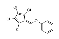 (2,3,4,5-tetrachlorocyclopenta-2,4-dien-1-ylidene)methoxybenzene Structure