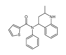 N-(2-methyl-1,2,3,4-tetrahydroquinolin-4-yl)-N-phenylthiophene-2-carboxamide Structure