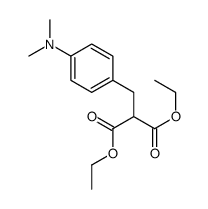 diethyl 2-[[4-(dimethylamino)phenyl]methyl]propanedioate Structure