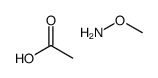 acetic acid,O-methylhydroxylamine Structure