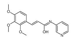 N-pyridin-3-yl-3-(2,3,4-trimethoxyphenyl)prop-2-enamide结构式