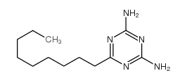 2,4-二氨基-6-壬基-1,3,5-三嗪结构式