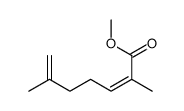 methyl 2,6-dimethylhepta-2,6-dienoate结构式