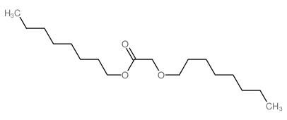 Acetic acid,2-(octyloxy)-, octyl ester Structure
