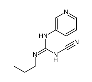 1-cyano-2-propyl-3-pyridin-3-ylguanidine Structure