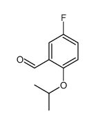 5-fluoro-2-propan-2-yloxybenzaldehyde Structure