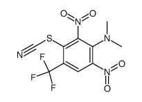 N,n-dimethyl-2,6-dinitro-3-thiocyanato-4-trifluoromethylaniline Structure