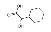 (S)-2-环己基-2-羟基乙酸结构式