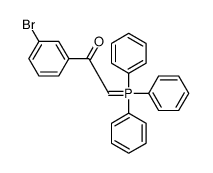 1-(3-bromophenyl)-2-(triphenyl-λ5-phosphanylidene)ethanone结构式