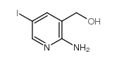 2-氨基-5-碘吡啶-3-甲烷醇结构式