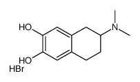 6-二甲基氨基-5,6,7,8-四氢-2,3-萘二醇溴化氢结构式