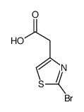 2-(2-bromo-1,3-thiazol-4-yl)acetic acid Structure
