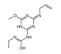 1-ethyl-3-[4-methoxy-6-(prop-2-enylamino)-1,3,5-triazin-2-yl]urea Structure
