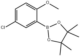 2-(5-chloro-2-methoxyphenyl)-4,4,5,5-tetramethyl-1,3,2-dioxaborolane Structure