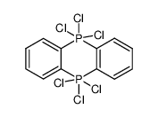 5,5,5,10,10,10-hexachloro-5,10-dihydro-5λ5,10λ5-phosphanthrene Structure