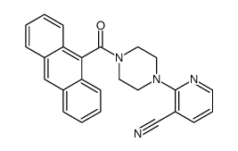 2-[4-(anthracene-9-carbonyl)piperazin-1-yl]pyridine-3-carbonitrile Structure