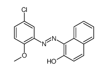1-[(5-Chloro-2-methoxyphenyl)azo]-2-naphthol Structure