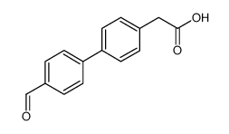 (4-甲酰基-联苯-4-基)-乙酸结构式