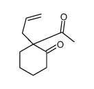 2-acetyl-2-prop-2-enylcyclohexan-1-one结构式