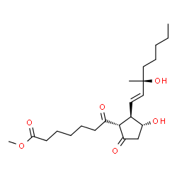 7-oxo-15-methylprostaglandin E1 methyl ester Structure