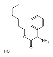 (2-hexoxy-2-oxo-1-phenylethyl)azanium,chloride Structure