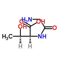甘氨酰基-L-苏氨酸二水合物结构式