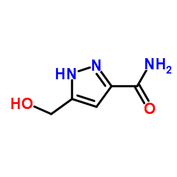 5-羟基甲基-1H-吡唑-3-羧胺结构式