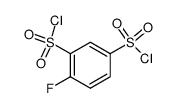4-fluoro-1,3-dibenzenedisulfonyl chloride Structure