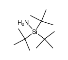 tris(tert-butyl)silylamine Structure