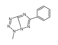 3-methyl-6-phenyl-[1,2,4]triazolo[5,1-e]tetrazole结构式