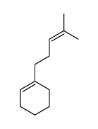 1-(4-methylpent-3-enyl)cyclohexene结构式